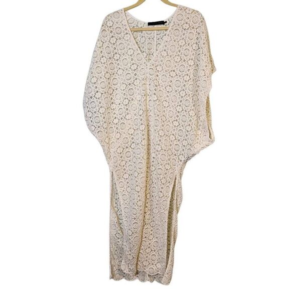 House of Harlow 1960 Revolve off white lace oversized overlay dress. Size XS - Picture 1 of 6